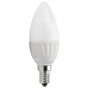Frosted LED E14 Candle Globe 4W 280lm 3000K 37mm