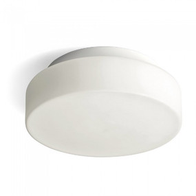 White Oyster Light 12W 1080lm IP44 230mm