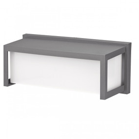 Grey Wall Light 15W 1600lm IP65 4000K 260mm Made in Italy