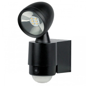 Single Black Spotlight With Sensor