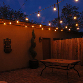 solar festoon lights 5m