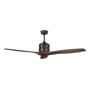 Galaxy 54 Inch Propeller-Style Ceiling Fan with Remote - Bronze