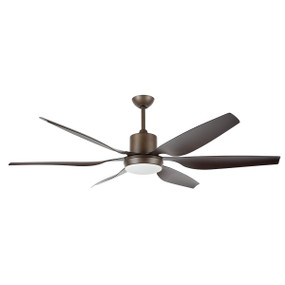 Aviator 66 Inch Ceiling Fan with Remote and Maskable Light - Bronze