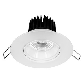 Light: ILLUMINA 8W High Lumen LED Downlight (Warm White) - WHITE
