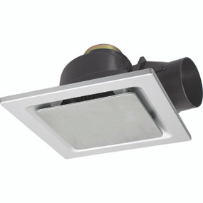 Light: SARICO-II 325mm Square Exhaust Fan - STAINLESS STEEL