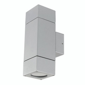 Light: PRAIRIE Up/Down Exterior Wall Light - SILVER