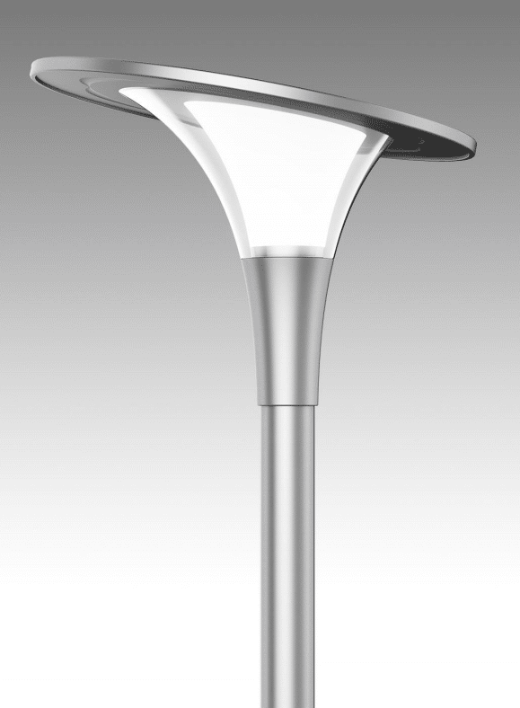 Solar Post Light Motion Sensor With Remote Industrial Strength 2800lm