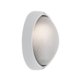 Coogee Small Oval White Wall Light