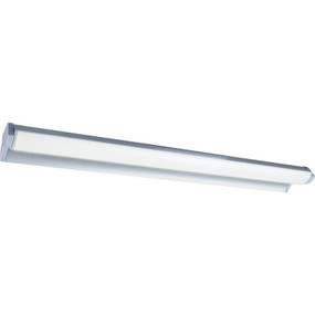 18W Contemporary Slimline LED Vanity Light 1130lm Silver