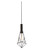 Blackband E27 pendant - Icon Cage Black Small Diamond