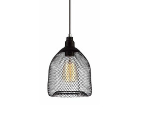 Pendant Light - Industrial Style Black Wire Bird Cage 17cm