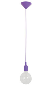 Pendant Lights | PEN Series: E27 Pendant Light - Purple