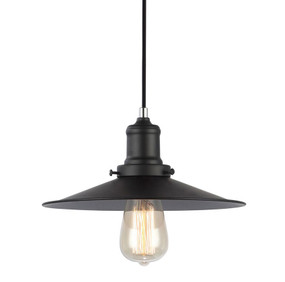 Pendant Light - Industrial Style Black 26cm