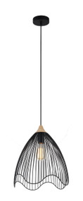 Pendant Lights | SPIAGGIA series: E27 pendant light - Black Iron 40 cm