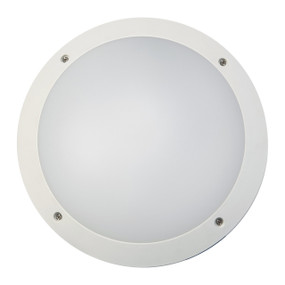 Bunker Lights and Bulkhead Lights | BULK series: LED Exterior Bulkhead Light - White Round, Cool White Lighting