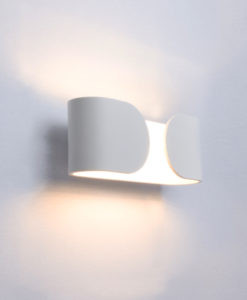 Charming LED Folded Interior Wall Light Iron Alum