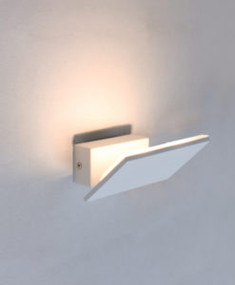 Charming LED Interior Wall Light - White Aluminium