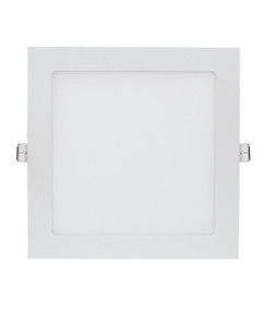 LED Downlight - Dimmable 18W 1500lm IP20 3000K 222mm White Square Shop Light