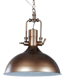 Industrial Single Pendant Brown