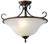 Gaston 3-Light Semi-Flush Fitting Bronze