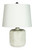 Bikki White Ceramic Complete Table Lamp