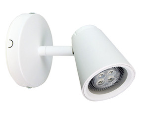 Zoom LED Single Spotlight White