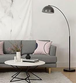 Floor Lamp - Rounded Arc Chrome