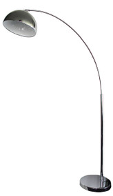 Dome Arc Floor Lamp Chrome