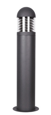 Graphite 65cm Contemporary Bollard Light IP44 Graphite