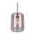 Glass Pendant Light - Industrial Style With Copper Mesh - Tono 