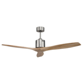 Galaxy 54 Inch Propeller-Style Ceiling Fan with Remote - Nickel