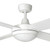 Ceiling Fan with Remote and LED Light - 52 Inch DC, White - Tempest