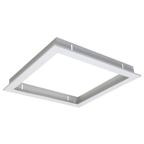 Square Recessed Panel Trim - Satin White Trim