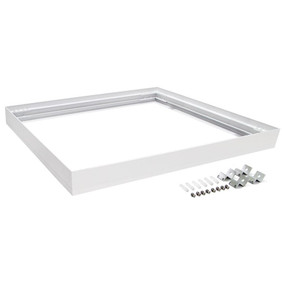 SM KIT-606 Square Surface Mounted Panel Frame - Satin White Frame