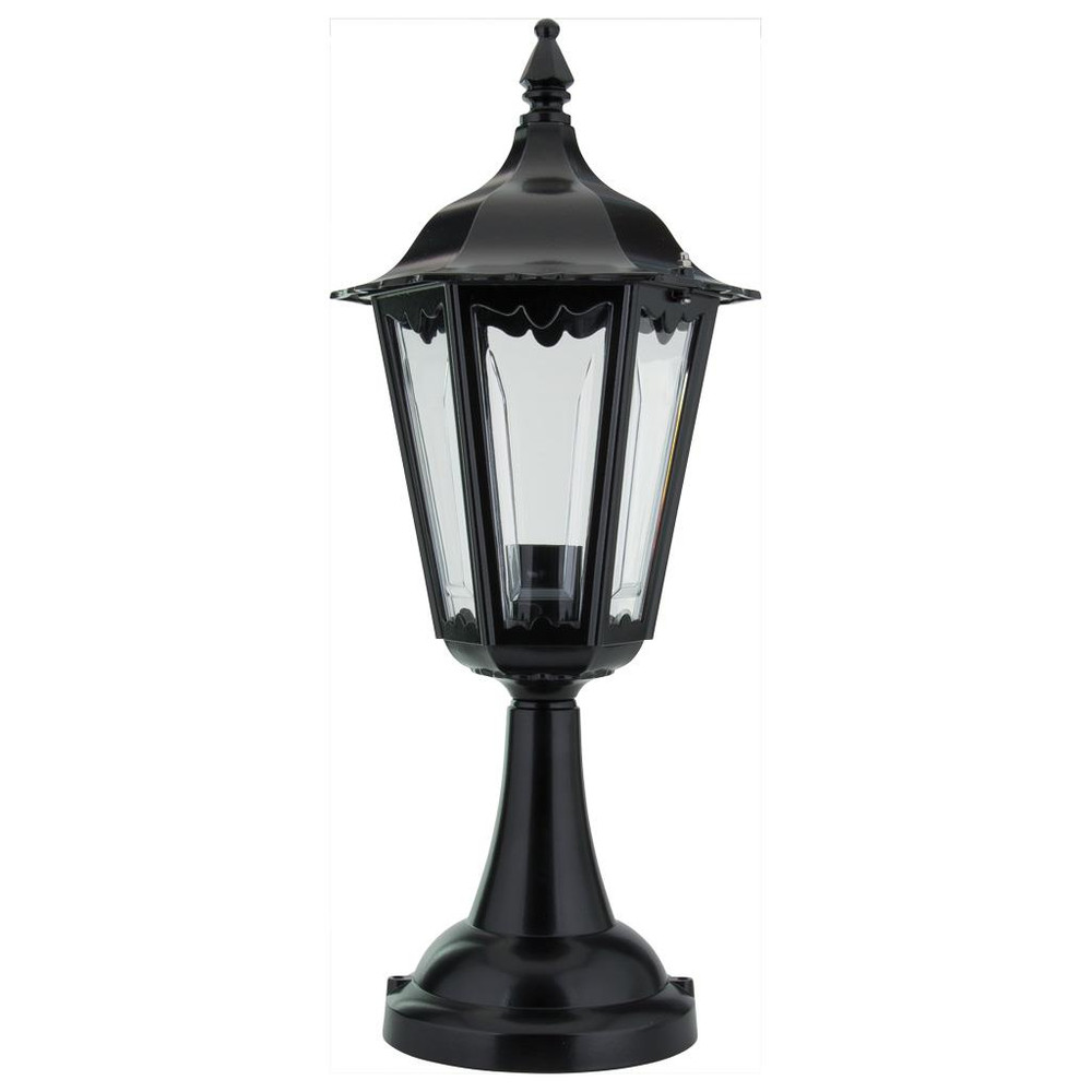 Baroque Pillar Mount Black Finish B22 Made In Italy Lighting Style