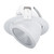Round 25W Adjustable LED Downlight - Satin White Frame / Warm White LED
