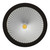 Cylindrical 240V 35W LED Ceiling Light - Black Finish / Warm White LED