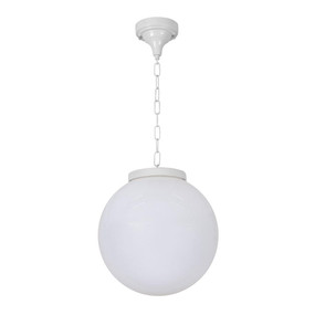 Siena 30cm Sphere Pendant - White Finish / E27