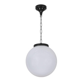 Siena 30cm Sphere Pendant - Black Finish / E27