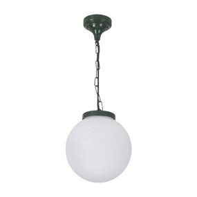 Siena 25cm Sphere Pendant - Green Finish / E27
