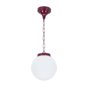 Siena 20cm Sphere Pendant - Burgundy Finish / E27