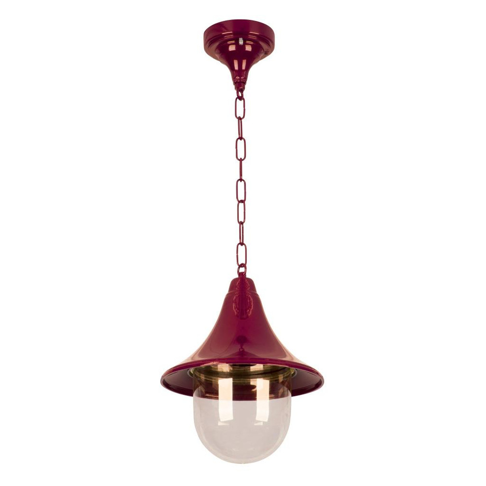 maroon pendant light