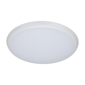 Round 35W Slimline LED Ceiling Light - White Frame / White LED