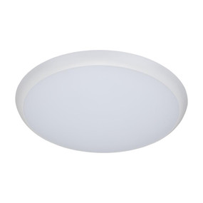 Round 35W Slimline LED Ceiling Light - White Frame / Warm White LED