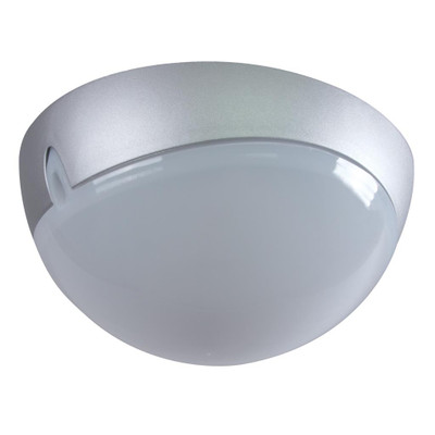 250mm Marine Grade Ceiling Light - Silver Trim Made In Italy