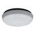 Round 20W Splashproof LED Ceiling Light - Silver Trim / Warm White LED