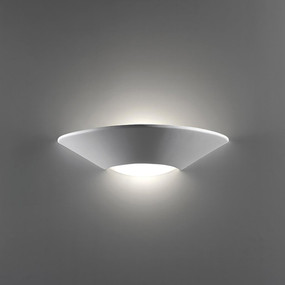 Ceramic Frosted Glass Wall Light - Earthy, E27
