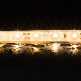 Flexible 60 LED Weatherproof Strip - 4.8W 12V / Warm White LED