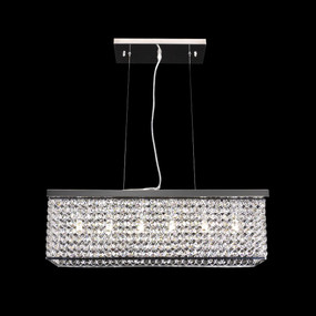Crystal LED Pendant - Length 600mm / White LED