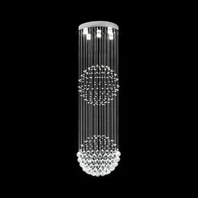 Crystal LED Pendant - Height 1500mm / White LED